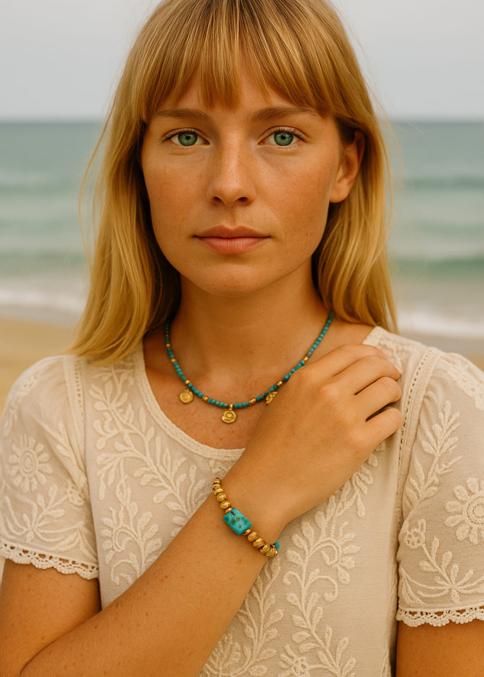 Pulsera apatito azul